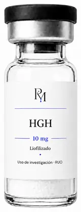 Vial de HGH liofilizado · México