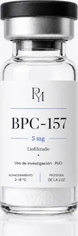 Vial de BPC-157 liofilizado · México