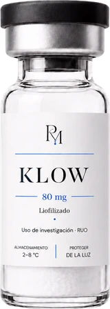 Vial de KLOW liofilizado · México