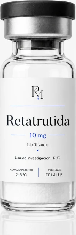 Vial de Retatrutida liofilizado · México